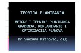 Teorija planiranja 2009.ppt - vggs. · PDF fileteorija planiranja metode i tehnike planiranja graĐenja, replaniranje i optimizacija planova dr snežana mitrović, dig