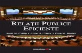 Coperta Relatiile publice eficiente bun - comunicare.ro fileScott M. Cutlip • Allen H. Center • Glen M. Broom comunicare(• )ro RELAÞII PUBLICE EFICIENTE ISBN 978-973-711-199-9
