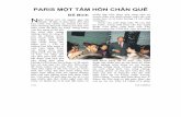 PARIS MỘT TÂM HỒN CHÂN QUÊ - cothommagazine.comcothommagazine.com/CoThompdf/CT76/CT76E.pdf · Hương Tình Yêu (1999). Thơ Văn Bá được vào hợp tuyển năm 1998.