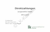 MFA 2019 DIZA - ktn.lko.at Direktzahlungen ausgewählte Inhalte MFA 2019 DI Gerhard Koch MFA 2019, Februar 2019 Referat 6, Agrar- und Marktwirtschaft