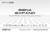 SENA EXPAND - germot.de · EXPAND 4 1. EINLEITUNG Sena Expand ist ein Bluetooth-Stereo-Headset mit einer Bluetooth-Sprechanlage mit großer Reichweite, das speziell für Sport und