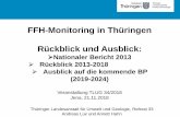 FFH-Monitoring in Thüringen Rückblick und Ausblick · Vertigo moulinsiana II U2 U2 U2 = Flussperlmuschel Margaritifera margaritifera II U2 U2 U2 = Schmale Windelschnecke Vertigo