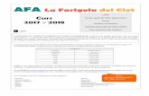 L’AFA Curs 2017 - 2018 - ampafarigoladelclot.catampafarigoladelclot.cat/wp-content/uploads/2016/02/Dossier-2017_2018... · L'AFA Farigola del Clot serveix perquè, d’una manera