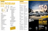 150 Jahre OPeL as PRogRamm wissensweRtes - Opel-Blog · das fest 150 Jahre OPeL exklusive einblicke in die Fahrzeug-Fertigung in rüsselsheim sowie ein buntes rahmenprogramm für