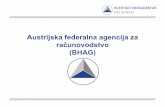Austrijska federalna agencija za - pulsarprogram.org Federal Accounting... · Revizija državnih subvencija ili subvencija EU Obuke Daljnja edukacija 05.04.2018. godine 6 Usluge .