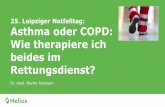 25. Leipziger Notfalltag: Asthma oder COPD: Wie therapiere ... · Optionaler Absender Inhalt 4 Allgemeines und Definitionen 9 Asthma Bronchiale 17 COPD 23 Alternative Ursachen Reimann: