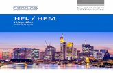 HPL / HPM - henning-gmbh.de · Datenblatt Liftpuffer HPL / HPM Seite 3 Ausgabe 1.0.1DE vom 07.05.2019 Technische Änderungen vorbehalten! Liftpuffer HPL / HPM Für Aufzugsanlagen