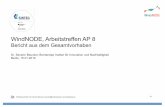 WindNODE, Arbeitstreffen AP 8 - borderstep.de · Entwurf der technischen Architektur 2 2 RAT/e2m/DAI Computersimulation incl. Auswertung 3 3 5 MS1 DAI/BS Implementierung der Gateways/Schnittstellen