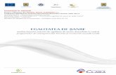 EGALITATEA DE ŞANSE - asociatiaclara.roasociatiaclara.ro/.../Analiza-bunelor-practici-de-egalitate-de-sanse.pdf · 1 Introducere Prezenta analiza isi propune sa evalueze modalitatea