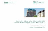 Bericht über die Solvabilität und Finanzlage (SFCR) 2017 · Bericht über die Solvabilität und Finanzlage (SFCR) 2017 Veröffentlichung bis 7. Mai 2018 TRIAS Versicherung AG Solvabilitätsquote