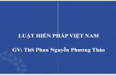 LUẬT HIẾN PHÁP VIỆT NAM GV: ThSPhanNguyễn PhươngThảo · HIẾN PHÁP 2013 LỜI NÓI ĐẦU 11 CHƯƠNG 2013 120 ĐIỀU . Vềnộidung 6. Hiếnphápnăm b. Nộidung