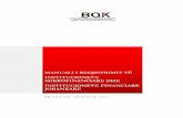 MANUALI I REGJISTRIMIT TË INSTITUCIONEVE … Manuali i Regjistrimit... · 093 për Bankat, Institucionet Mikrofinanciare dhe Institucionet Financiare Jobankare (më tutje Ligji për