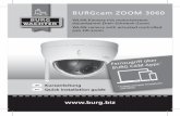 BURGcam ZOOM 3060 ·  BURGcam ZOOM 3060 WLAN Kamera mit motorisiertem steuerbarem Dreh-Schwenk-Zoom WLAN camera with actuated controlled pan-tilt-zoom f über