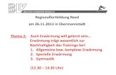 Bayerischer Leichtathletik Verband e.V ... · Bayerischer Leichtathletik‐Verband e.V. 26.11.2011 Regionalfortbildung Nord in Ebermannstadt 2 Beobachtungen im Trainings‐und Wettkampf:
