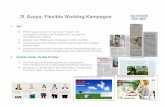 Avaya: Flexible Working-Kampagnenewsletter.fleishmaneurope.de/tech/pictures_fh/Kampagne_des_Monats-Avaya.pdfAvaya: Thought Leadership Kampagne PR-Ansatz Erstellung von Bild- und Grafikmaterial,
