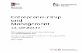 Entrepreneurship und Management - berufsbildendeschulen.at · Die vorliegenden Deskriptoren für Entrepreneurship und Management können durch die nachstehenden Eckpunkte charakterisiert