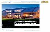 EnergieBonusBayern 10.000-Häuser- Programm · EnergieBonusBayern 8 10.000-Häuser-Programm Wenn Sie Ihr Eigenheim bei Ener-giebedarf und Energieerzeugung fit für die Zukunft machen