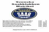Svenska Saabklubben Matrikel · Medlemsförteckning från medlemsnummer 2013‐06‐23 Sida 2 Telnr Mobtfnnr E‐mejl 08‐888864 MATSCARLSSON1@LIVE SE 08‐6464999 ERIK@RANDA SE