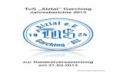 TuS „Alztal“ Garching · D:\Verein\Jahresberichte\2013\Berichte der Sparten\Jahresbericht Hauptverein.doc Seite 1 von 1 Turn- und Sportverein "Alztal" Garching a. d. Alz e.V.