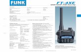 FT-4XE - funkamateur.de FT-4XE VHF/UHF-FM-Handy Allgemeines VHF/UHF-Dualband-FM-Handfunkgerät mit FM-Rundfunkempfänger und erweitertem Empfangsfrequenzbereich Hersteller Yaesu Musen