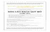 QUYÕ ÑAÀU TÖ TRAÙI PHIEÁU BAÛO THÒNH VINAWEALTH (VFF) Ban Cao Bach tom... · • Yêu cầu mua lại tối thiểu 100 Chứng chỉ quỹ • Tối thiểu 20 ngày, tối
