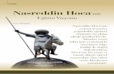 Nasreddin Hoca’nın Eğitim Vizyonuvizyon21y.com/documan/Genel_Konular/Turk_Dunyasi/Turk_Buyukleri/...HAZİRAN 2011|39 Genel anlamıyla eğitim; iyiye, güzele ve yararlıya doğru