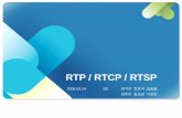 RTP / RTCP / RTSP - cfs6.tistory.comcfs6.tistory.com/upload_control/download.blog?fhandle=YmxvZzE1MDA0... · 실시간 데이터를 전송하는 응용들을 지원하기 위한 사용자간