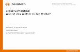 Cloud Computing: Wie ist das Wetter in der Wolke? · Linux höchstpersönlich. Heinlein-Support: BLIT 2012; Peer Heinlein Cloud Computing: Wie ist das Wetter in der Wolke? → Heinlein