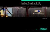 Leica Rugby 840 Gebrauchsanweisung - hedue.de · Rugby 840, Einführung 2 Einführung Erwerb Herzlichen Glückwunsch zum Erwerb Ihres Leica Rotationslasers. Diese Gebrauchsanweisung