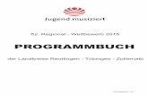 PROGRAMMBUCH - musikschule-rottenburg.de Leo Brouwer (1939) e 3'50 Nuevos Estudios sensillos 4. Omaggio a Prokofier 5. Omaggio a Tarrega Juan Buscaglia (1893-1958) e 1'30 Milonga,