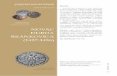 NOVAC - Serbian Medieval Coins Djuradj Brankovic.pdf · of Djuradj Brankovic: 1) while, as a regional ruler of Kosovo, he fought against his uncle Stefan for personal independence;
