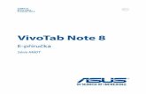 VivoTab Note 8 - dlsvr04.asus.com · Zvuk je řízen softwarově. Zadní kamera Zabudovanou zadní kameru lze použít k fotografování nebo záznamu videa ve vysokém rozlišení