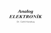Analog - ckk.com.trckk.com.tr/ders/analog/00 Analog Elektronik.pdf · ve şiddeti değişmeyen akıma Doğru Akım denir. Şekildeki grafiğe göre doğru akım bütün bir zaman