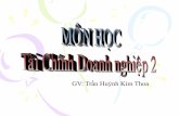 GV: Trần Huỳnh Kim Thoa - glixerol.files.wordpress.com · 10.1.1 Điều kiện hình thành chính sách tín dụng 10.1.2 Tác động của chính sách tín dụng 10.1.3