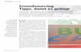 Crowdsourcing: Tipps, damit es gelingt - alexandria.unisg.ch IO Management.pdf · Crowdsourcing ist auch keine billig eingekaufte Inno - vation für Unternehmen mit Shopping-Mentalität.