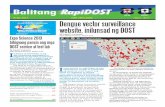 Hulyo 2013 ISSN 2094-6600 Vol.4 No.7 Dengue vector ... · ng DOST-PCHRD ang dami nito sa bawat linggo. Ang DOST-PCHRD naman ang magtatala nito sa website base sa mga ulat na ipinadala