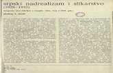 filesrpski nadrealizam i slikarstvo (1929-1932) (integralan tekst objavljen u Easopisu »delo« broj 2 1968. god.) miodrag b. protié Ako je zenitizam jedini naš »izam« (B. Tokin)