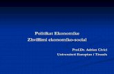 Politikat Ekonomike: Zhvillimi ekonomiko-social · Politikat Ekonomike Zhvillimi ekonomiko-social Prof.Dr. Adrian Civici Universiteti Europian i Tiranës