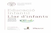 2019 2020 · programes adaptats a les seves necessitats i a una societat canviant. El projecte EUKAIRIA queda concretat a l’Educació infantil amb el projecte ESTÍMUL. El projecte