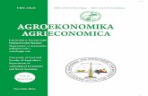 UDK: 338 - agroekonomika.rs · klasifikaciji (SITC), odnosno sektor hrana i žive životinje i sektor pića i duvan. Istraživanje je bazirano na raspoloživim podacima, uz primenu