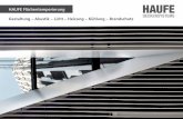 HAUFE Flächentemperierung Gestaltung – Akustik – Licht ...haufe-deckensysteme.de/wp-content/uploads/2018/11/Prospekt... · 4 | | 5 Alles in einem System Heizen – kühlen –