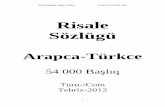 Risale Sözlügü - media.turuz.commedia.turuz.com/Dictionary/2012/0536-Risale_Sozlugu-Arapca-Turkce-54... · Risale Sözlügü-Arapca-Türkce Turuz-Com-Tebriz-2012 6 hiç karışmadı.