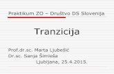 Tranzicija - Društvo Downov sindrom Slovenija obravnava/tranzicija-ljubesic.pdf · Tranzicija je proces promjena koje nastaju pri pomaku iz jedne životne situacije u drugu Promjene