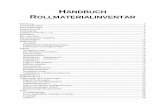 Handbuch Rollmaterial Inventar 1.0 - ghnr.gotthardmodell.ch · HANDBUCH ROLLMATERIALVERWALTUNG Handbuch Rollmaterial Inventar © 2006-2013 by Giorgio Hoenig Seite 2 von 27 Version