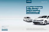 30 Tage Mietwagen für e-Kunden von Volkswagen · Volkswagen Financial Services | Rent-a-Car die Ergänzungsmobilitätskarte entworfen. Beim Kauf eines Neufahrzeugs e-up! oder e-Golf