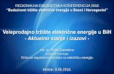 Veleprodajno tržište električne energije u BiH - ephzhb.ba · Elektroprivredni subjekti, trgovci i kupci da iskoriste postojeće i utiču na razvoj novih mogućnosti na tržištu