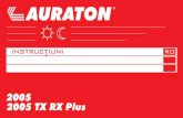 2005 TXPlus PL EN RO v2 - Auraton Romania · 1. Instrucţiuni de instalare AURATON 2005 Atenţie!: În timpul instalării şi montajului decuplaţi centrala de la reţeaua de curent