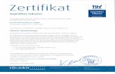  · Zertifikat Geprüftes Inkasso Die Zertifizierende Stelle der tekit Consult Bonn GmbH, TUV Saarland Gruppe, bestätigt hiermit, class die Firma