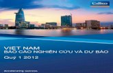 BÁO CÁO NGHIÊN CỨU VÀ DỰ BÁO - colliers.com/media/files/apac/vietnam/pdf/vietnam research... · lực đến quí 1 2012 là 4.186 dự án với vốn đầu tư 31.5 tỷ