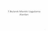 7.Bulanık Mantık Uygulama Alanları - oguzhanoztas.comoguzhanoztas.com/bm/7_Bulanik_Mantik.pdf · konular görüntü isleme, sinyal i§leme, denetleyici sistemler, uzman sistemler,